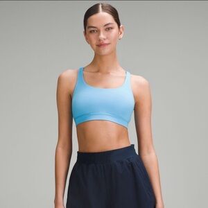 NWT Lululemon Energy Bra *Medium Support, B-D Cups Size 12 in Kayak Blue Light